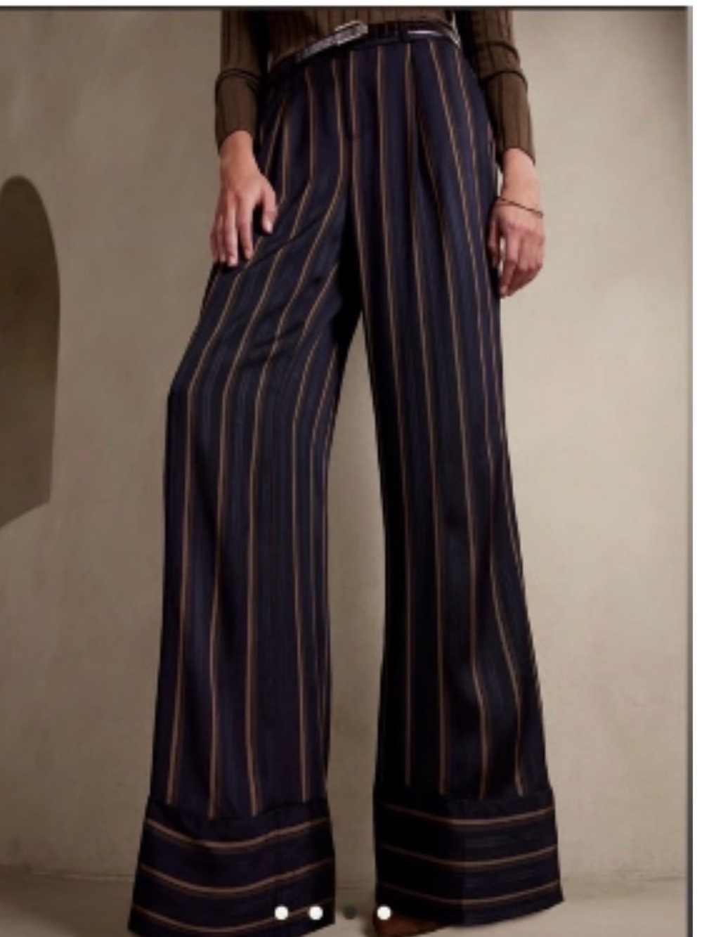 Banana Republic Spencer Wide Leg Suit Pant NWT
